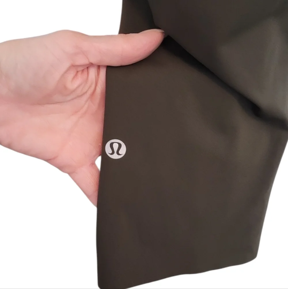 Lululemon Fast & Free Crop II Leggings *Nulux in Dark Olive